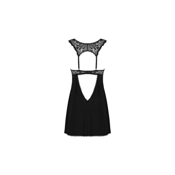 Donna Dream babydoll et String - Noire